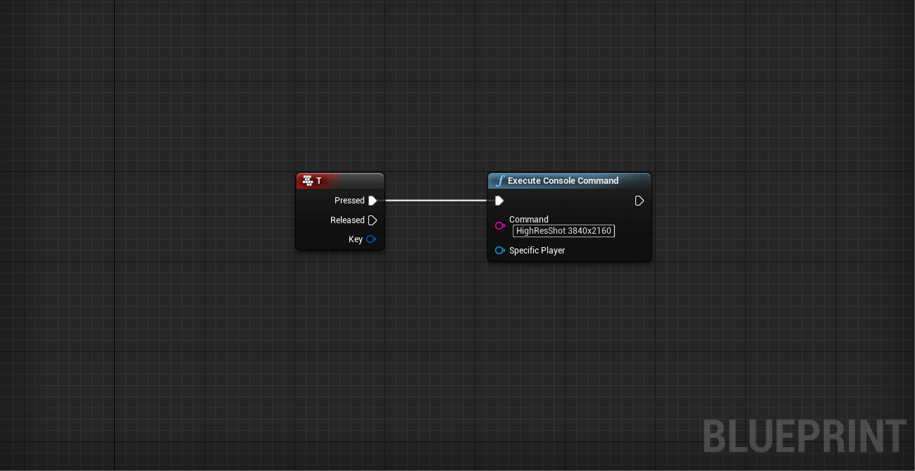 How to execute. Execute Console Comand add selection Color ue4.